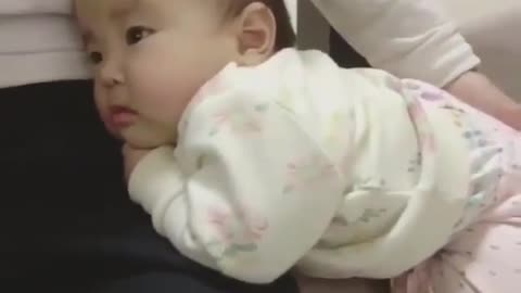 Touch the baby's little ass