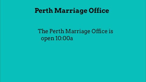 marriage celebrant perth