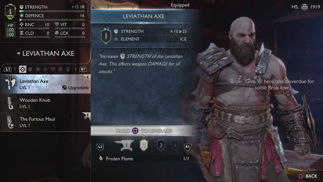 How to Upgrade Leviathan Axe GOD OF WAR RAGNAROK Leviathan Axe Upgrade PS5 GOW Ragnarok Axe Upgrade