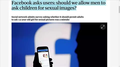 Facebook Asks User to Allow Men to ask 14 year old girls for Sexual Pics