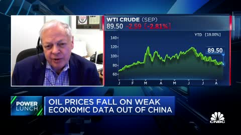 The reasonable trading range for oil is downward, says Citi's Morse