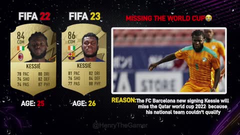 FIFA 23 PLAYERS WHO WON'T BE IN FIFA WORLD CUP 2022🥺💔 ft. Salah, Haaland, Aubameyang