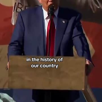 DONALD TRUMP MESSAGES ON HIS TIKTOK FOLLOWERS