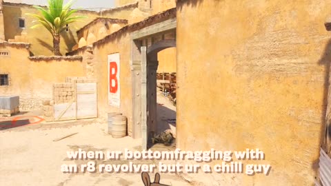 when your a chill guy with an r8 revolver