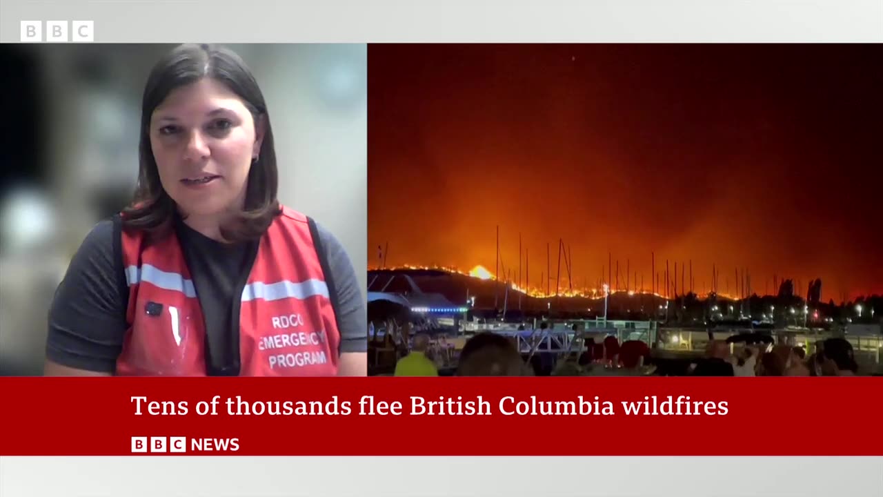 Canada wildfires: British Columbia in state of emergency as 15,000 homes evacuate - BBC News