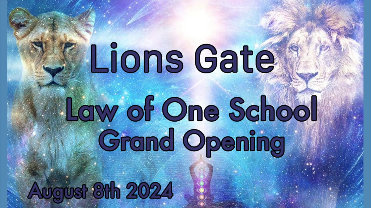 Premiering The Law of One Song - Law of One School Grand Opening on Lions Gate August 8th