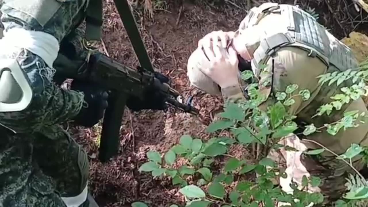 Captured Ukrainian soldiers