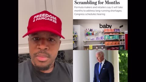 Explicit. Terrence K Williams on baby formula shortage and Joe Biden