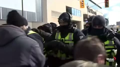 Ottawa police attack unarmed civilians