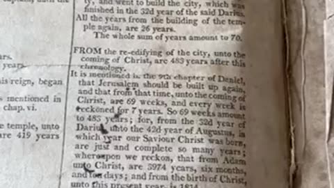 THIS BIBLE FROM 1813 HAS SOMETHING VERY INTERESTING