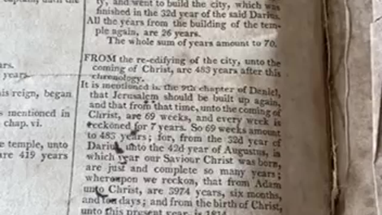 THIS BIBLE FROM 1813 HAS SOMETHING VERY INTERESTING