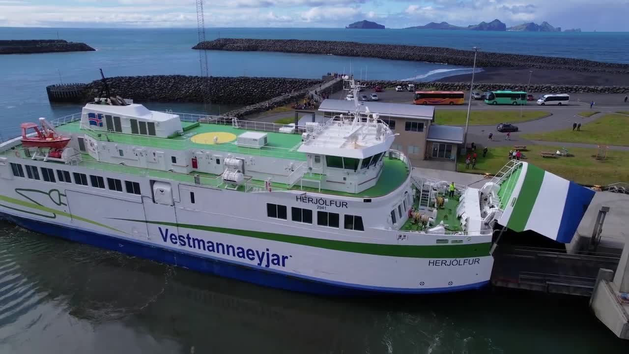 The First and Only Hybrid Ferry in Iceland - The Westman Islands Ferry