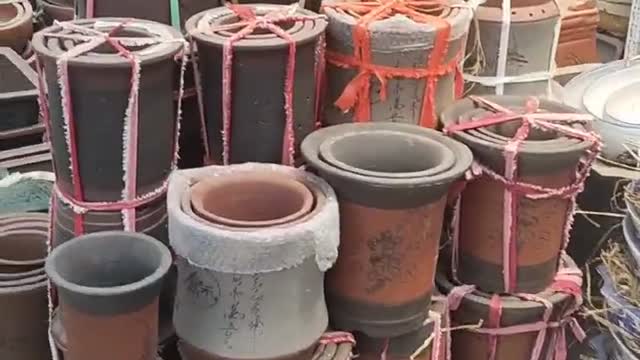 ceramic flower pot