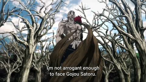 GOJO Sataro being serious for 1 min