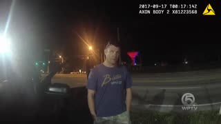 Body cam: Boynton Beach Police officer pulls over major for speeding