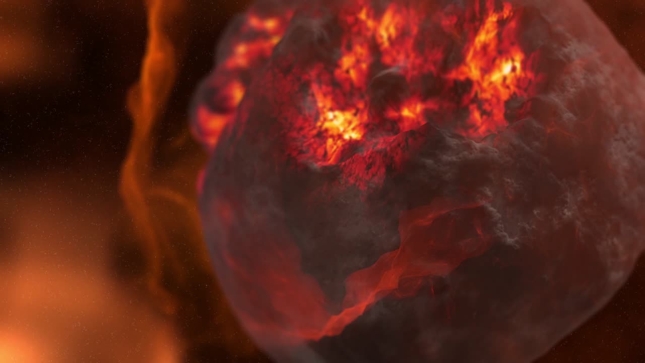 Abstract Planet Lava