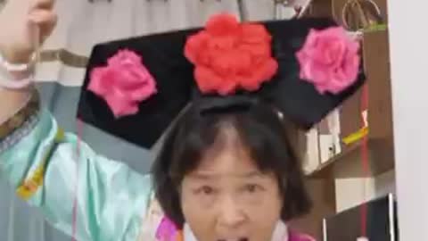 Funny mother and child