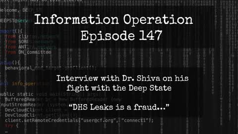 IO Episode 147 - Interview with Dr. Shiva on Fight with Deep State