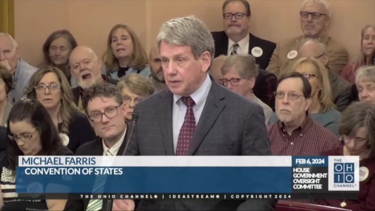 Michael Farris Gives Opening Statement in Ohio for Convention of States