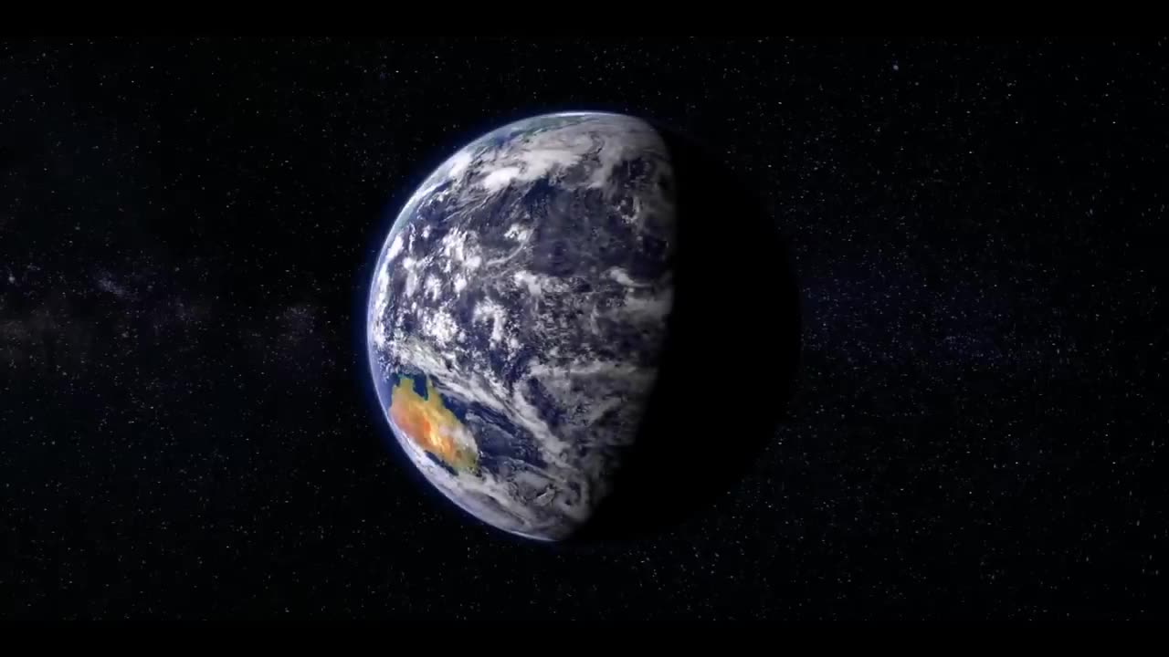 Earth Rotating ///In the space