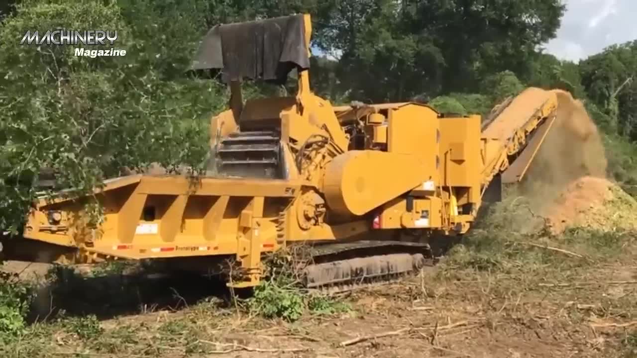 Extreme Fast Wood Chipper Machine Modern Technology - Amazing Wood Processor Big Tree Shredder Easy