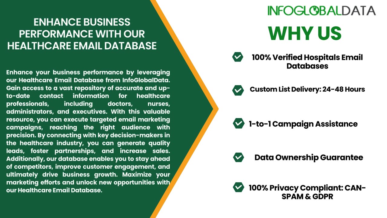 Acquire 362K+ Verified Hospitals Email List and Mailing List