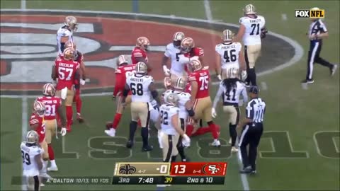 New Orleans Saints vs. San Francisco 49ers Full Highlights 3rd QTR | NFL Week 12, 2022