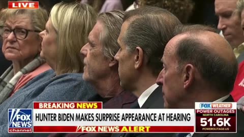 #HunterBiden Makes Surprise Appearance @ Hearing.