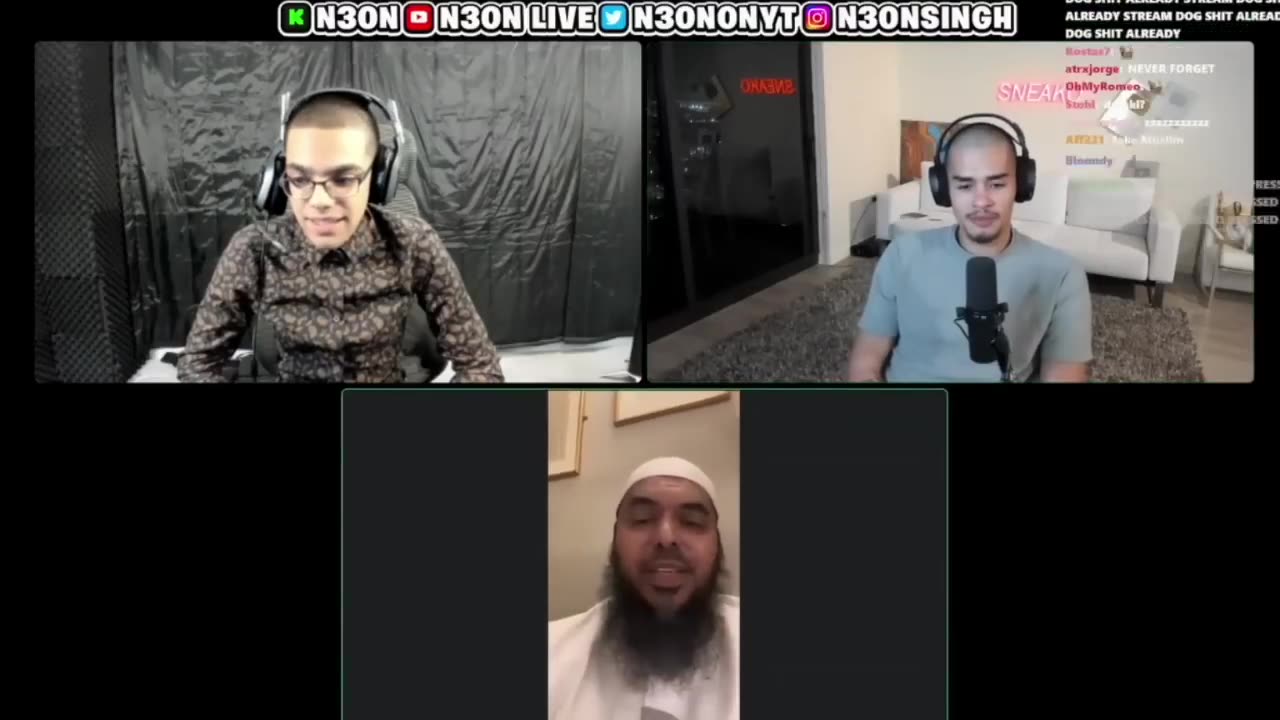 SNEAKO AND IMAM TRY TO CONVINCE N3ON TO CHANGE + N3ON REACTS TO VIDEOS ON HIM! #kickstreaming #n3on