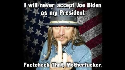 I will never accept Biden as my president