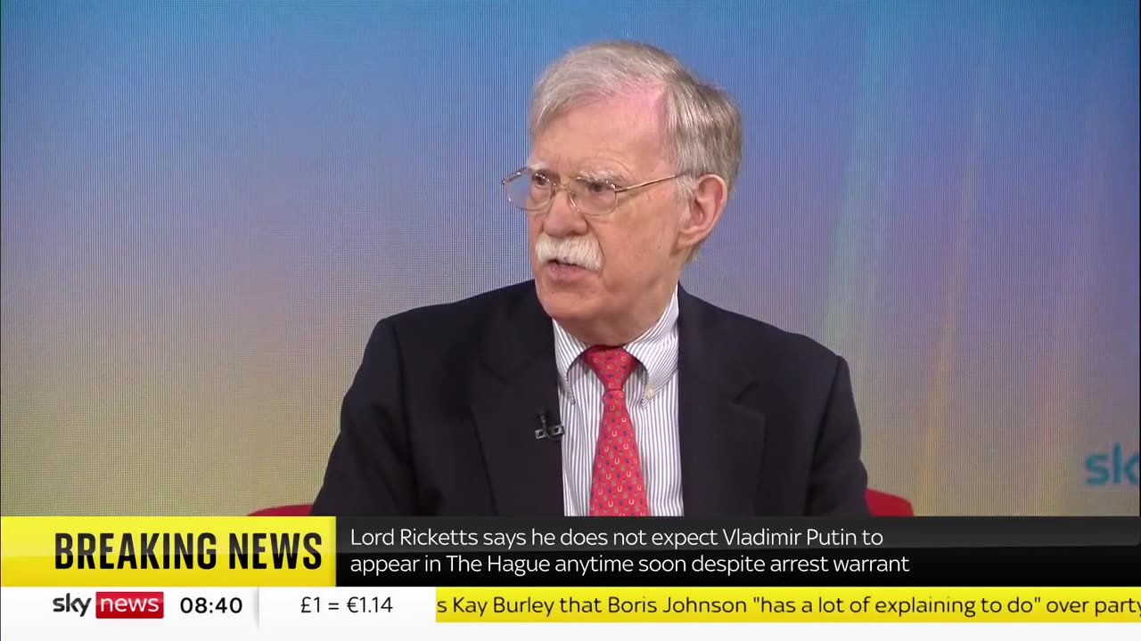 John Bolton Bashes ICC's Arrest Warrant for Putin