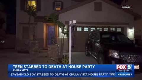 Teen Stabbed To Death At House Party