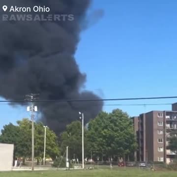 Massive fire at chemical plant in Akron, Ohio - hundreds evacuated,