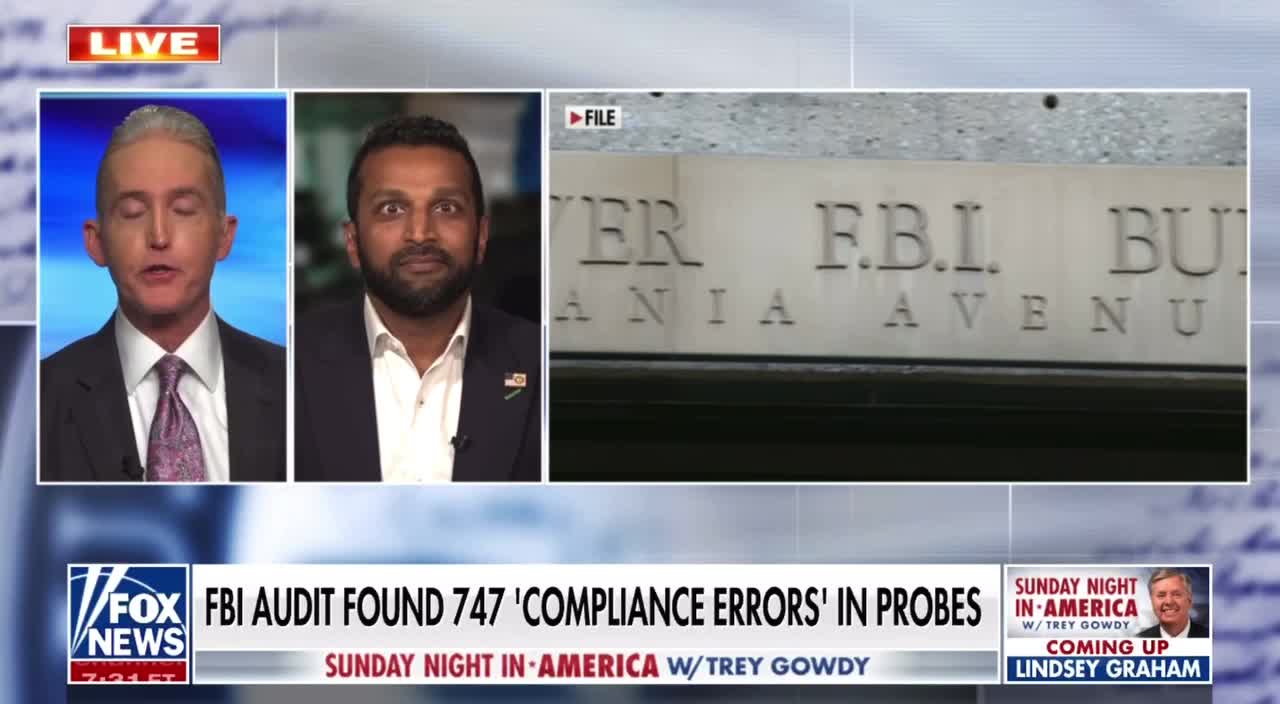 Kash Patel discusses the corrupt FBI.