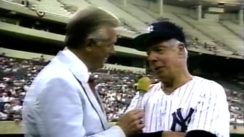 July 27, 1984 - Chuck Marlowe with Joe DiMaggio at Hoosier Dome