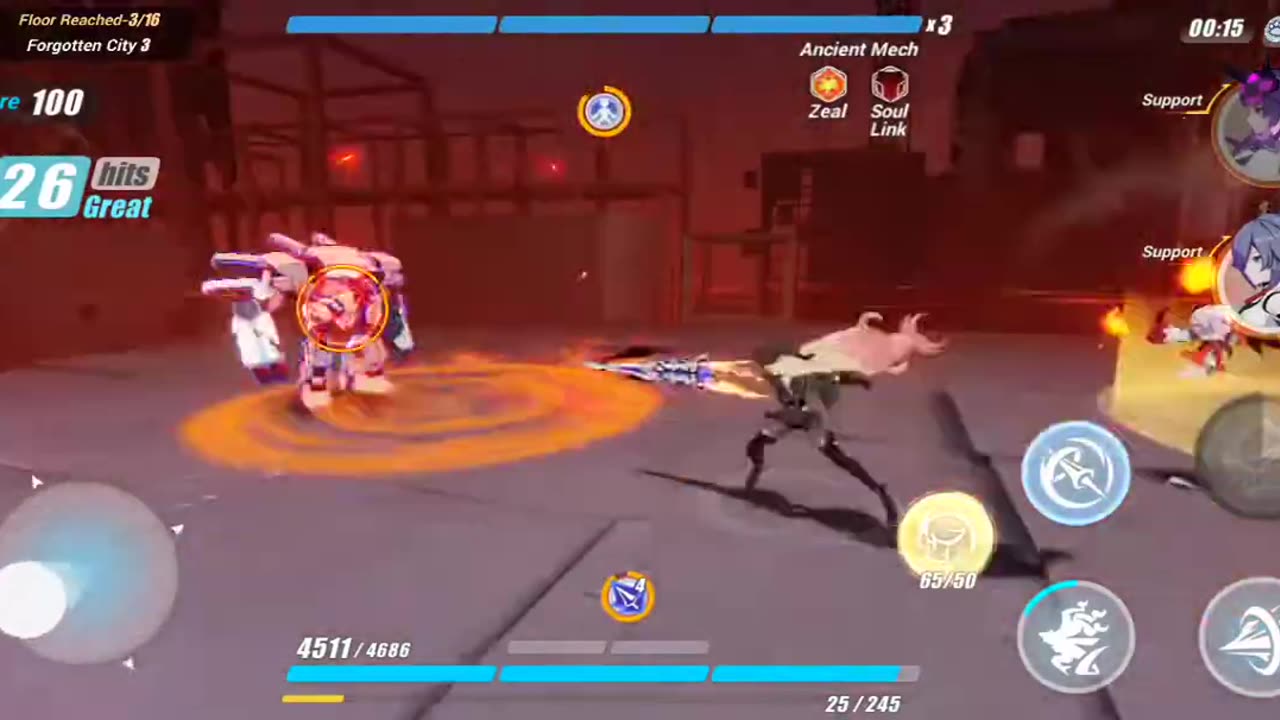 Honkai Impact 3rd - Elysian Realm Real Difficulty W/ Valkyrie Gloria Pt 1