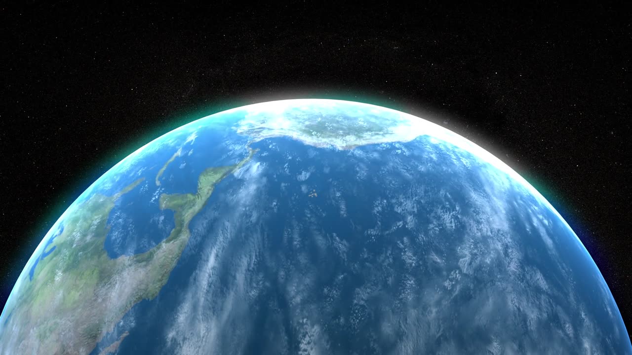 Earth Rotation animation