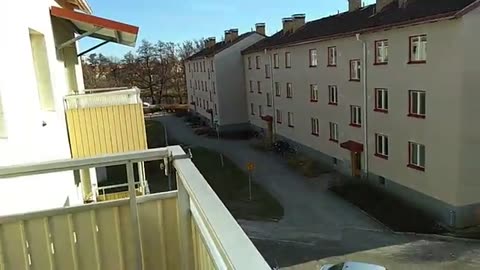 På balkongen. Örebro 26 Febr. 2019