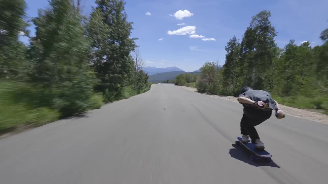 Longboarding - Passing Cars Down Epic Mountain Road!-19