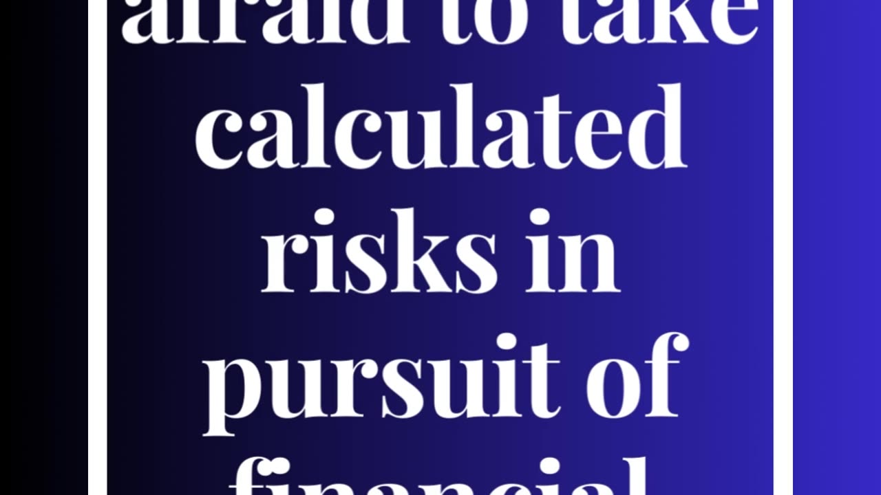 "Calculated Risks for Financial Gain"