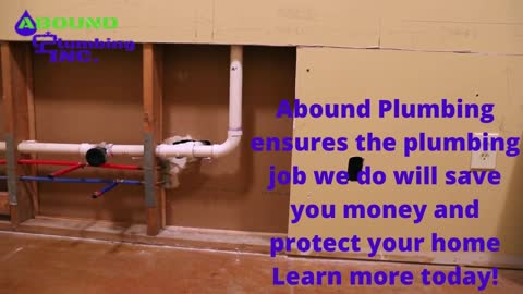 Plumbing Santa Clara, California Residential Plumbing & Drain Cleaning www.aboundplumbinginc.com