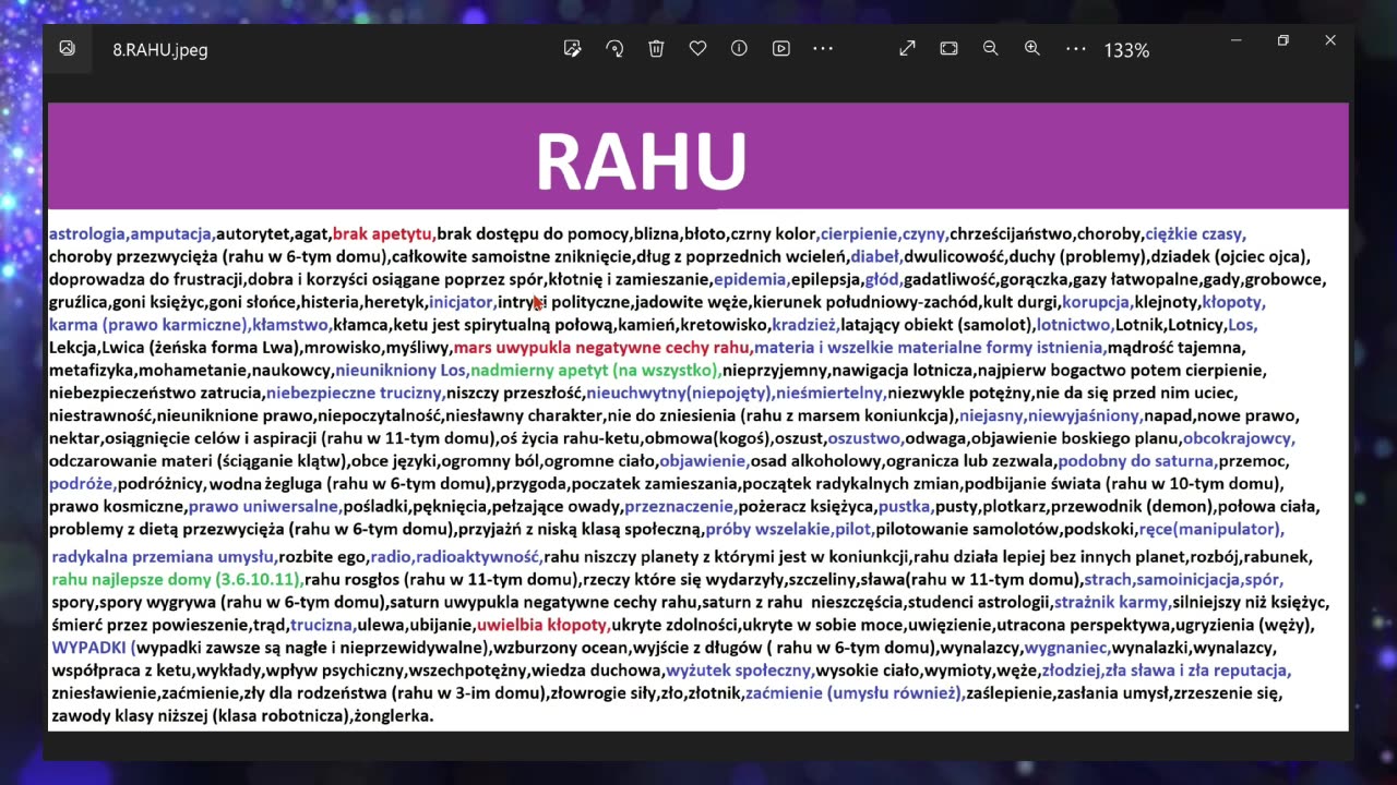 ASTROLOGIA WEDYJSKA RAHU - KETU CZ.1