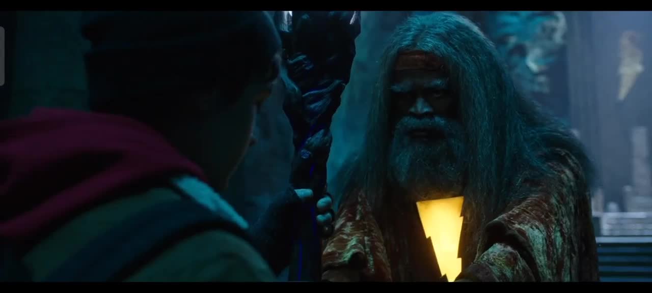 Shazam first transformation