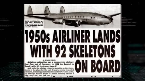 A plane which landed with 92 skeletons 😱