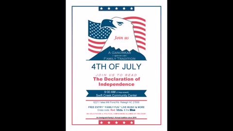 July 4th Video Invitation