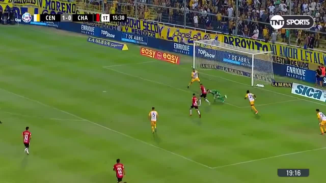 Elías Alderete (1-1) Rosario Central vs Chacarita | Fecha 20 - Superliga Argentina 2017/2018