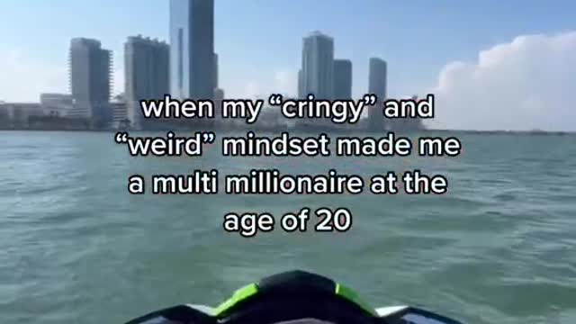 cringy and weird mindset made me millionaire