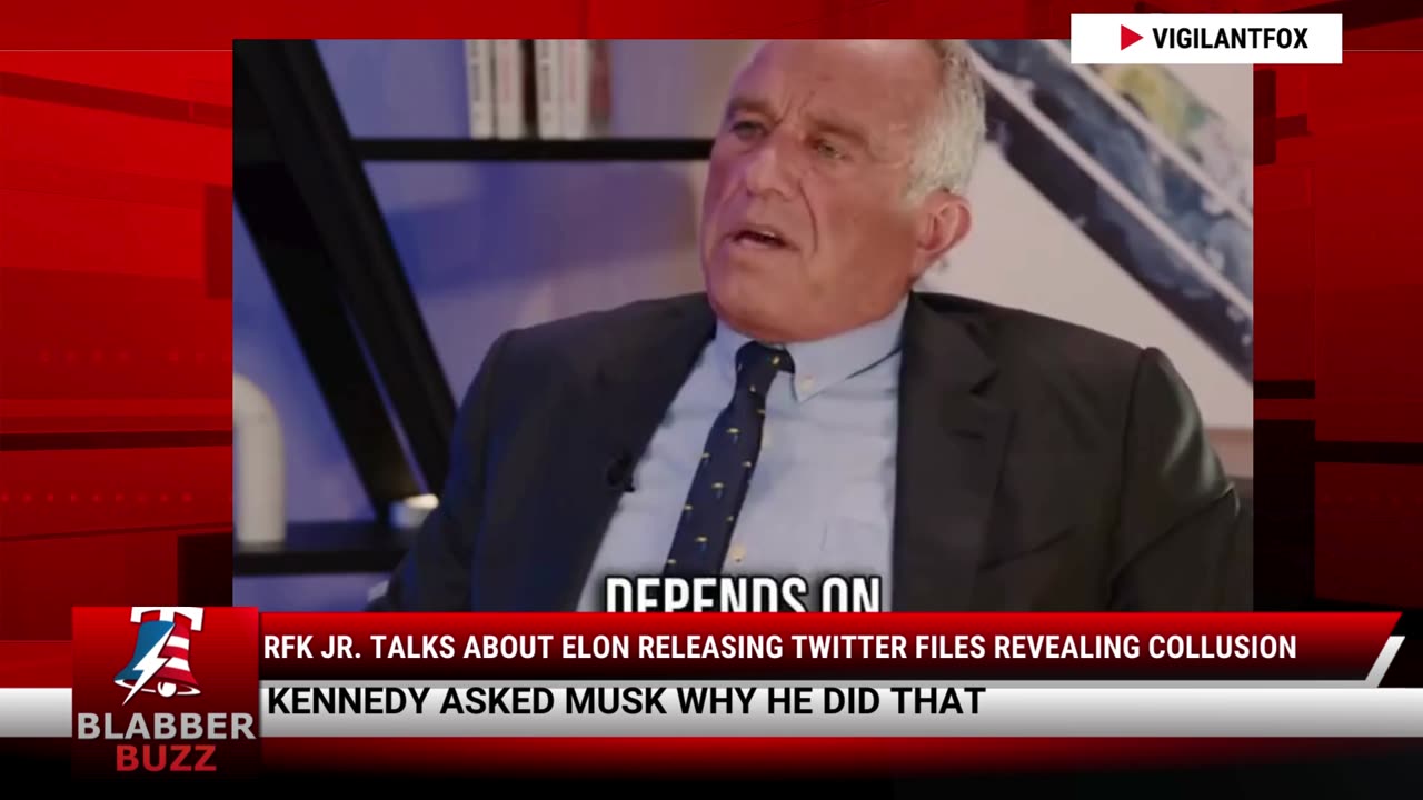 RFK Jr. Talks About Elon Releasing Twitter Files Revealing Collusion