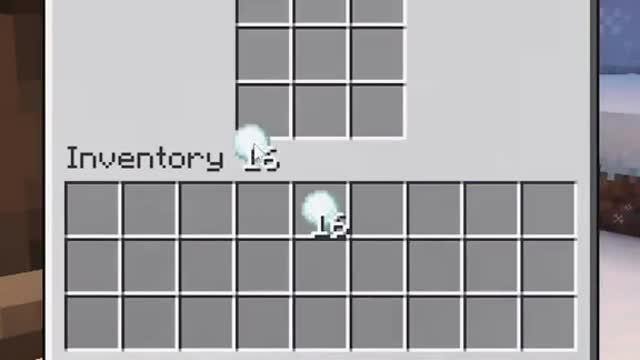 How to make a ❄️ cannon in Minecraft ☃️