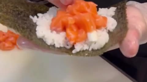 Salmon sushi